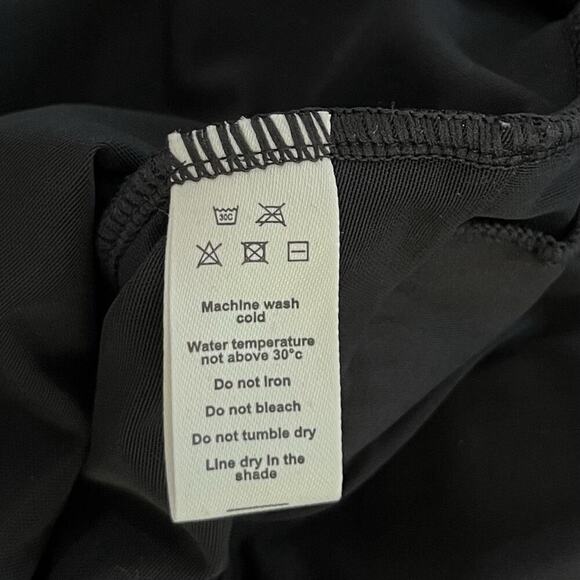 Popilush Shapewear Square Neck Tummy Control Wide Leg Jumpsuit Size M Black NWT - Picture 7 of 8